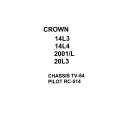 CROWN TV84 CHASSIS Service Manual